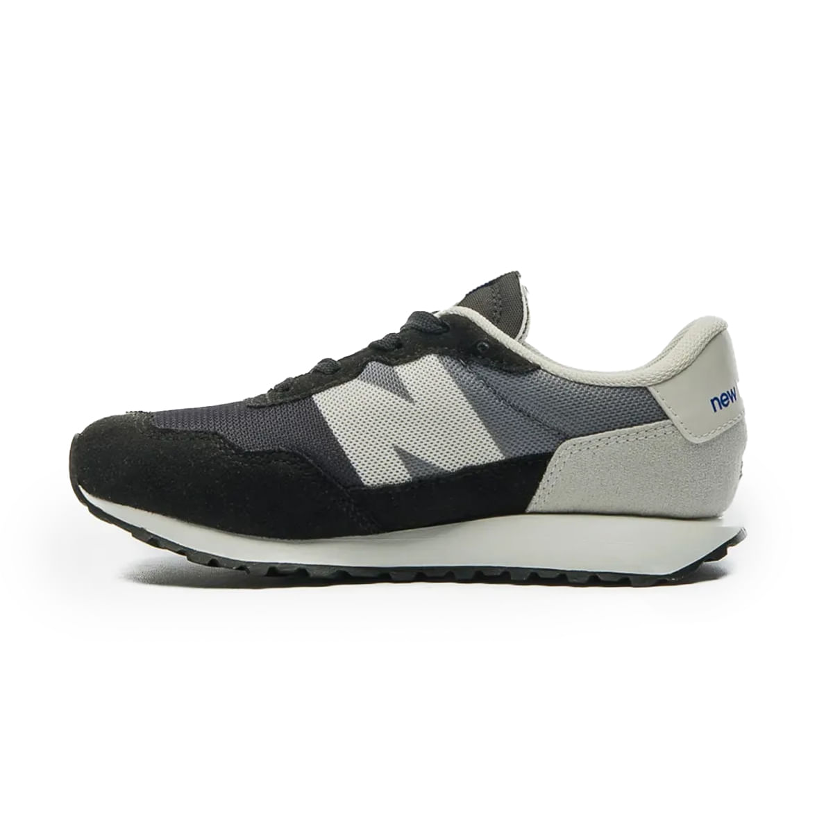 New Balance Tenis NB GS237V1 24-GS237AA1 PretoBranco Sint -3-